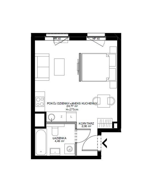 Zloty Lotos-Srodmiescie Z Darmowym Parkingiem Apartment Gdansk Luaran gambar